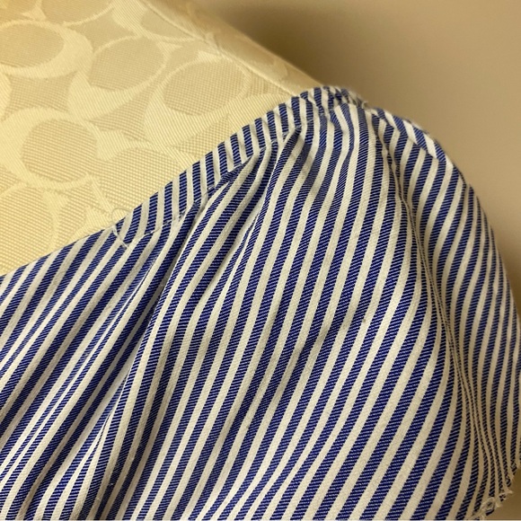 Nicole Miller Embroidered Striped Dress - Picture 4 of 7